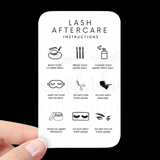 Lash Aftercare Cards 20 Pack