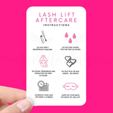 Lash Aftercare Cards 20 Pack