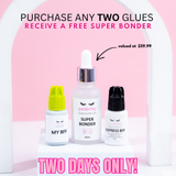 Two Adhesives + Free Super Bonder OFFER