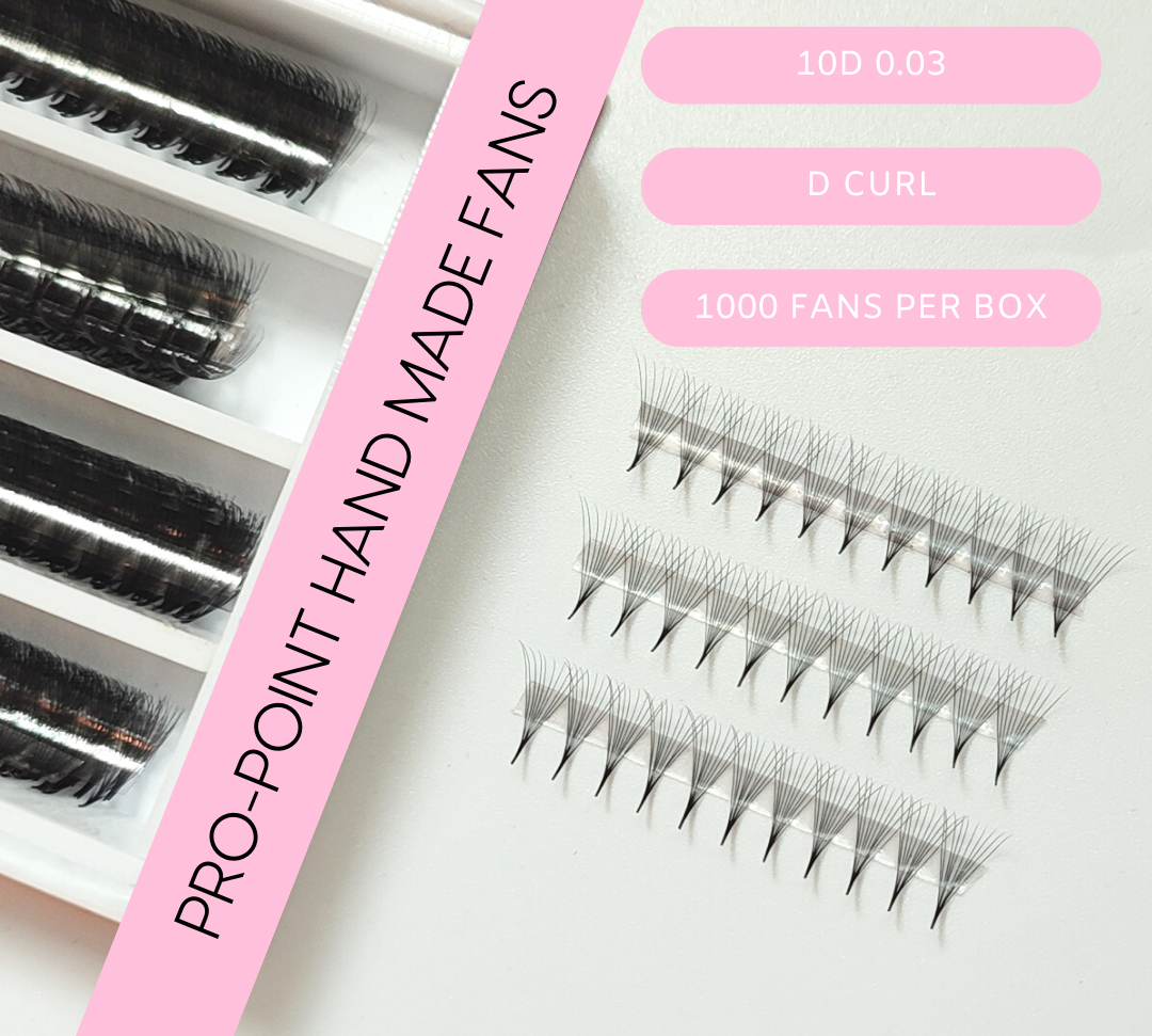 Pro-Point Hand Made Fans 1000