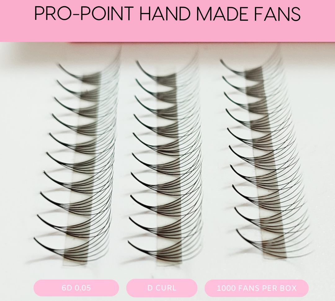Pro-Point Hand Made Fans 1000