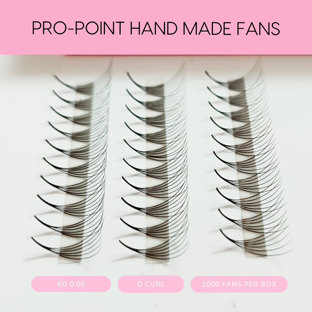 Pro-Point Hand Made Fans 1000