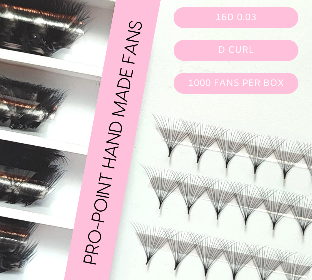 Pro-Point Hand Made Fans 1000
